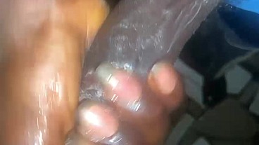Horny and ran to the bathroom to pour some sperm