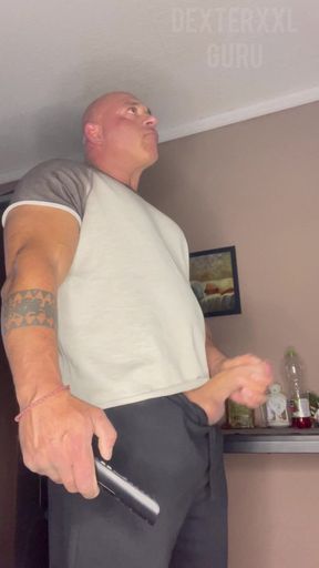 Mr Guru Standing Wank Before I Go Out