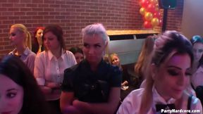 Naughty ladies who went to a local night club the other night ended up having an orgy