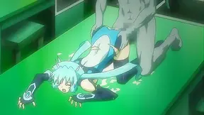 Teen warrior girl gets broken apart by huge hentai demon cocks