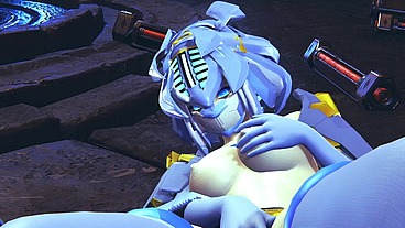 Robot Girl Fingering Her self - 3D Hentai
