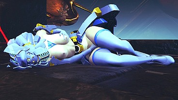 Robot Girl Fingering Her self - 3D Hentai