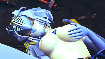 Robot Girl Fingering Her self - 3D Hentai