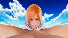 Horny Nami Gives Mind-Blowing POV blowjob In HOT Hentai Scene