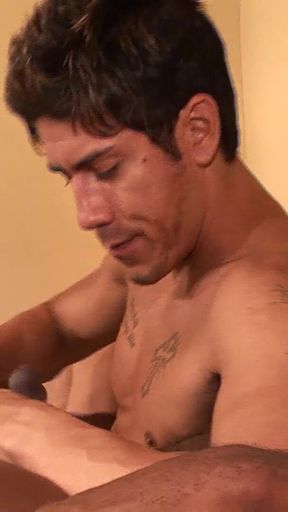 Hot Gay Enjoys Going Down to the Suburb to Fuck with an Interracial Friend