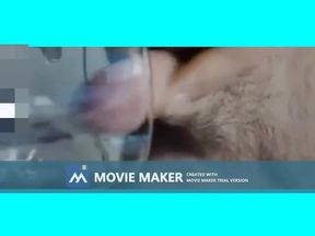 Teasing slow motion jerkoff