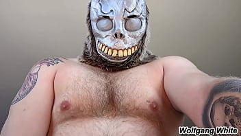 FULL VIDEO - MASKED MAN POUNDS YOU - Scary Bunny Halloween BottomPOV ASMR Pounding
