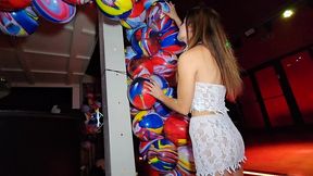 onlymaya - bambolina helps us decorate the room for a party