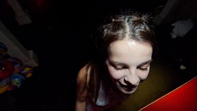 onlymaya - bambolina helps us decorate the room for a party