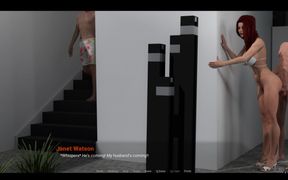 Fucking redhead MILF in public in front of her husband(Away from home PART_6)