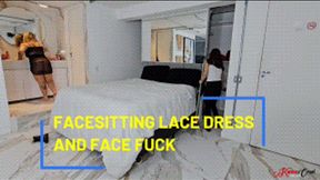 FACESITTING LACE DRESS AND FACE FUCK - VICTORIA DIAS - FULL VERSION IN FULL HD - NEW SEPTEMBER 2025