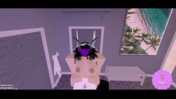 Latina baddie takes large dick | Asia Roblox Porn