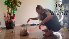 Fruit Crush Aftermath: Cleaning up the Juicy Floor Mess