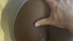 Indian Whore Gets Her Tights Ripped & Her Pussy Filled With BWC & Piss