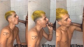 trouxe o novinho galudao pra me engasgar na pica dele no banheiro aqui de casa depois da aula de jiu-jitsu