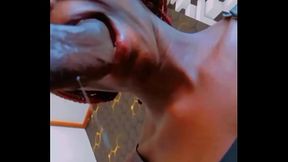 African teen sucking throating fucking sloppy dick Compilation