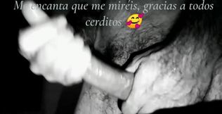 Giving me pleasure for you.