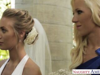 Hawt blond bride Nicole Aniston screwing