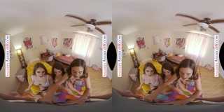 Naughty America - Super cute college co-eds, Charly Summer, Kourtney Rae, and Penelope Kay, tag team