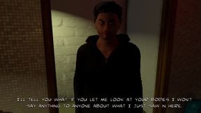 NEW 2026 3DX FUTANARI-a man finds futanari in gym men's locker room