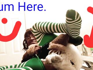 Joy Times with Hawt Crossdresser Putting Whipped Cream on Her BBC