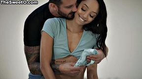 Hairycunt ebony cutie gets pussybanged