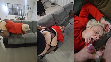 Porte jarretelle string personne ne resiste et encore une facial
