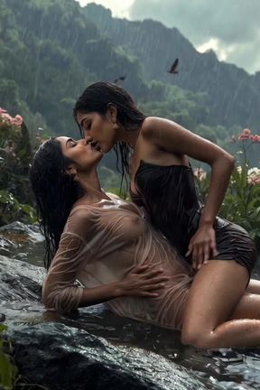 Lesbian amateur cinema scene