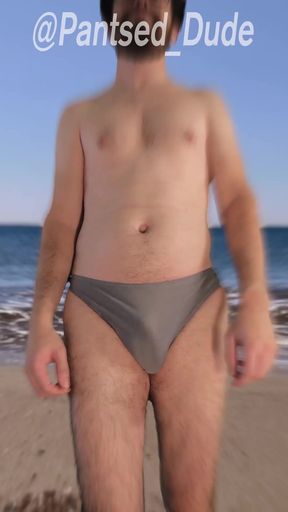 Swimsuit mishap leads to sexy fun in the sun