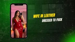 Leather Dress Tease - Doggy, Missionary & Fingering 🔥