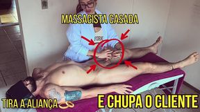 massagista casada tira alianca e engasga no leite do cliente
