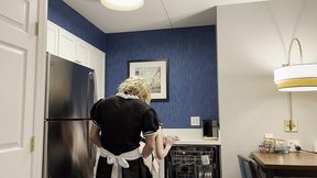 crossdressing boss fucked petite trans maid worker