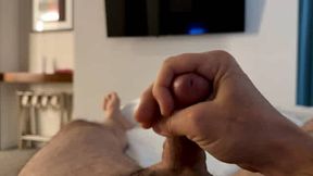Explosive solo cumshot