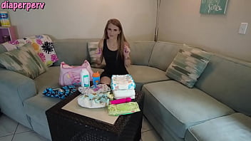 Kitty Quinn discovers your adult diaper fetish and makes you cum