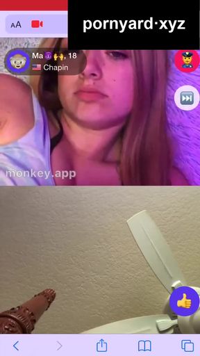 Amateur teen reacts to homemade porn