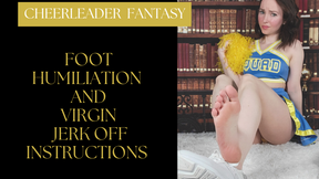 Cheerleader Fantasy - Foot Humiliation and Jerk Off Instructions Preview