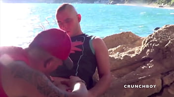 hot sneaker exhib with foot fetish i publc beach