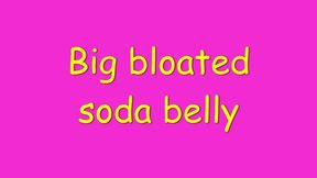 Big bloated soda belly