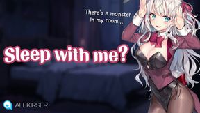 Innocent bunny girl submits to bedplay with submissive slut roommate