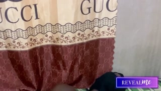 RevealMe || AFRICAN GAY DILDO RIDE TO MASSIVE CUM FINISH