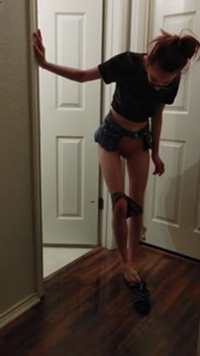 Haha opps. Didn't make it to the toilet