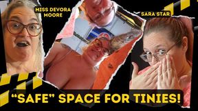 Safe Space for Tinies: Sweet BBW Sara Star Tries and Fails to Keep Tiny Men from Being Eaten by MiLF Giantess OctoGoddess ft vore pov, endoscope footage and mouth sounds 1080 Version