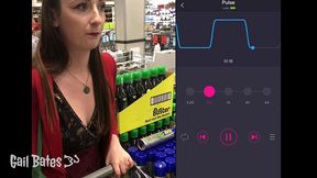 public remote vibrator play and sex on balcony