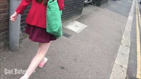 public remote vibrator play and sex on balcony