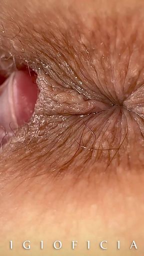 New Level Porn! Very Close up Anal Licking with Top Model From Fashion TV