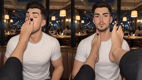 Second Date Foot Slapping Restaurant Teaser Animation