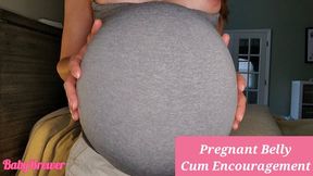 Pregnant Belly Cum Encouragement - Impregnated Your Best Friend's stepMom!