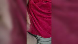 Elderly dude frolicking with his fat massive penis