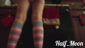 Cooking In Knee High Socks