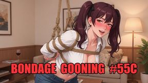 Bondage Gooning #55C: Surrender to Bound Helplessness (Animated, Music)